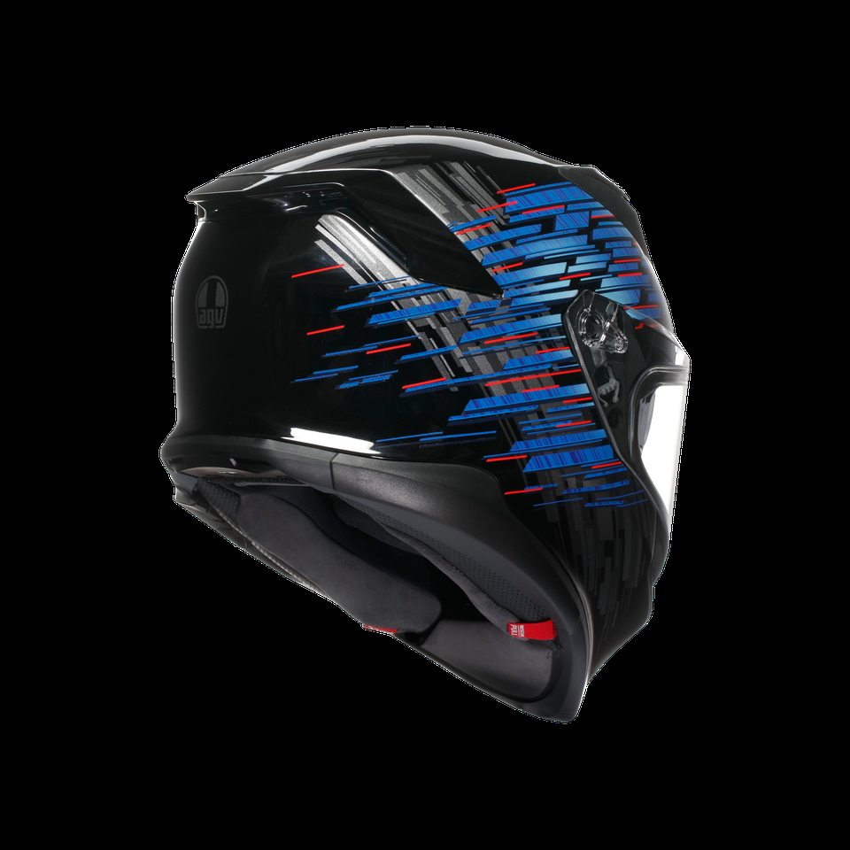 casque moto intégral k7 mplk genisys noir mat bleu gris e2206 dot
