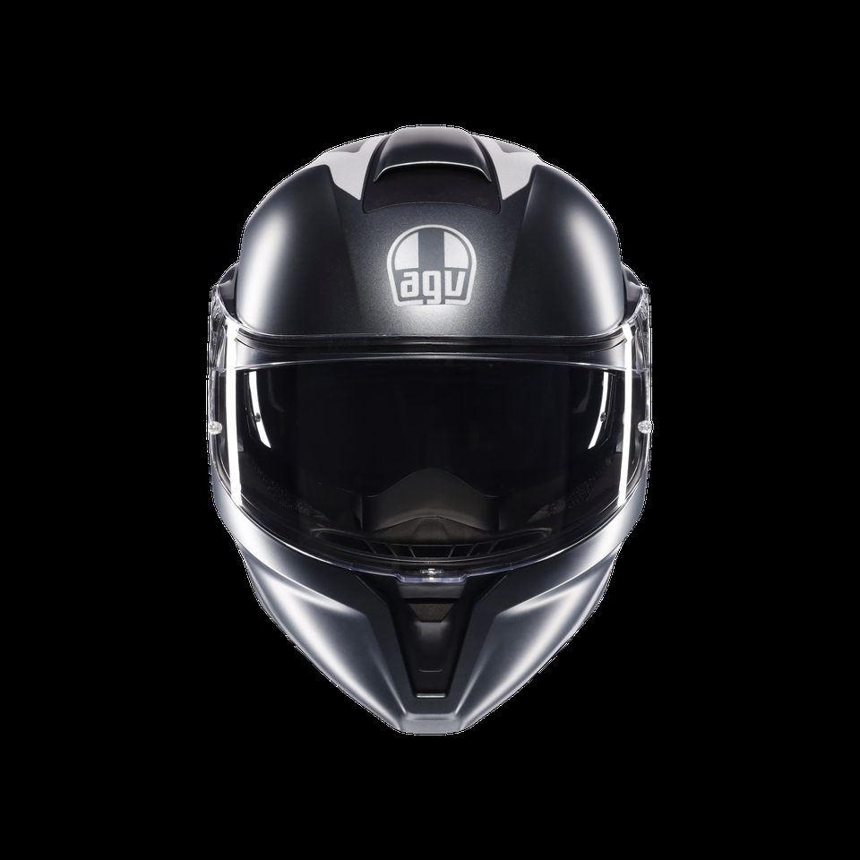 casque moto flip-up streetmodular resia mat grisargentrouge dote2206