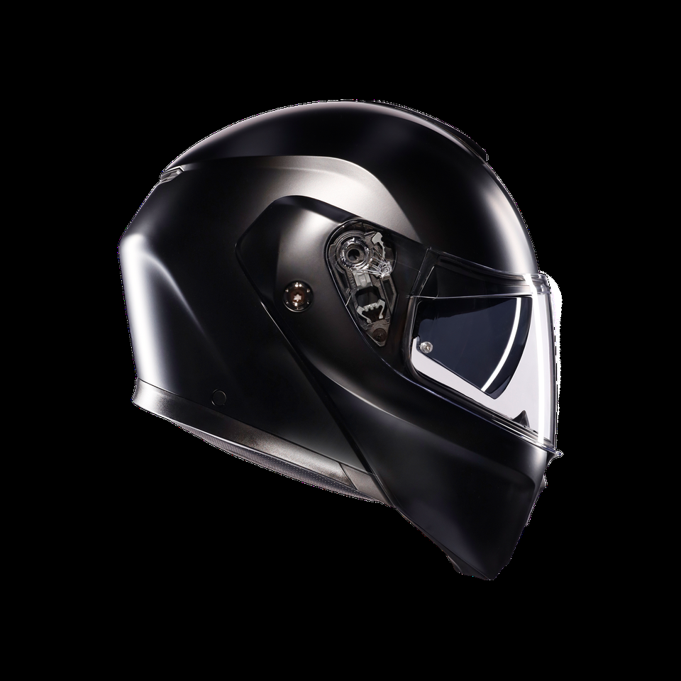 casque moto flip-up streetmodular mono mat black