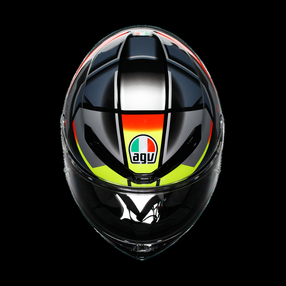 casque moto intégral k6 s erazer blackredyellow fluo dot e2206