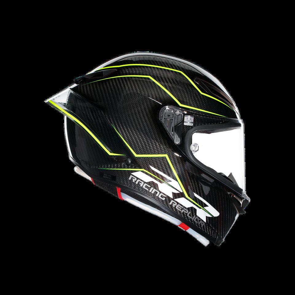 casque intégral moto pista gp rr performante carbonlime e2206 dot