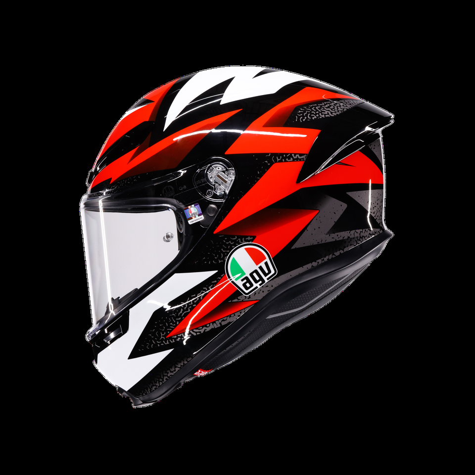 casque moto intégral k6 s braven blackredwhite dot e2206