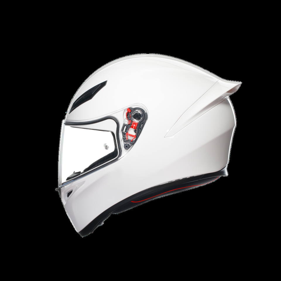 casque moto intégral k1 s white dot e2206