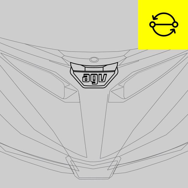 remplacement du bouton de verrouillage du visier pour casques de course