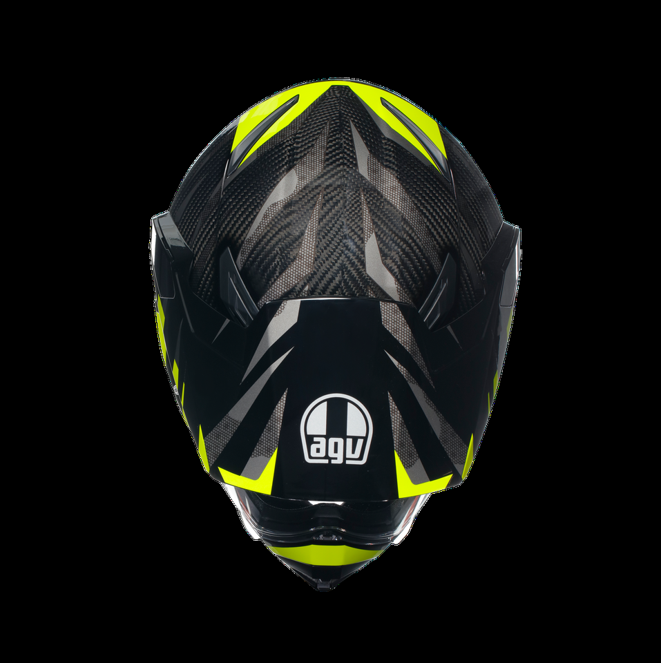 casque ax9 agv dote2206 mplk steppa carbongreyyellow fluo