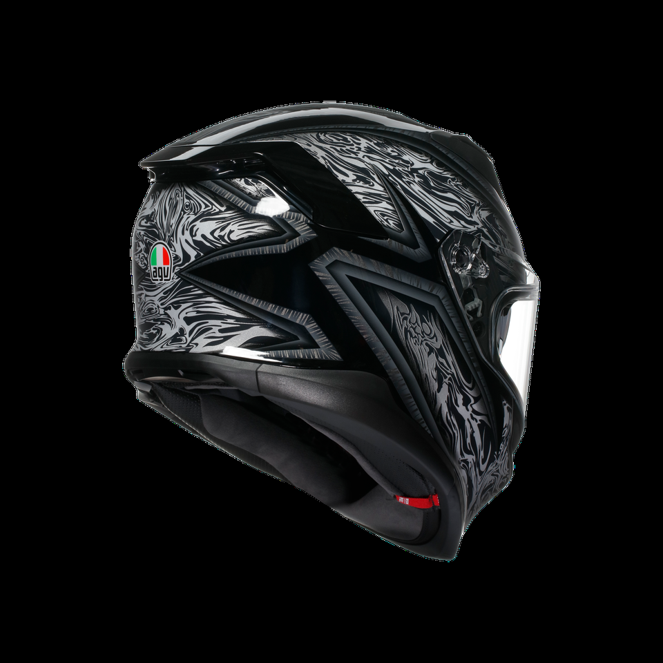 casque moto intégral k7 mplk damascus blacksilver dot e2206