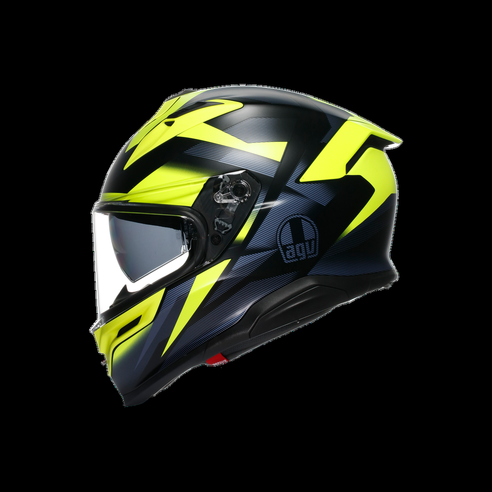 k7 mplk glimpse noir mat jaune fluo casque moto intégral dot e2206