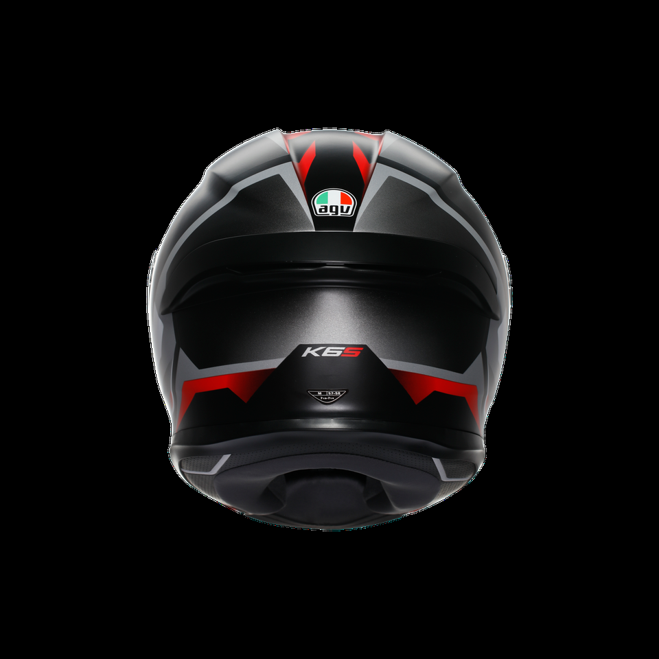 casque moto intégral k6 s karve noir mat blanc rouge dot e2206