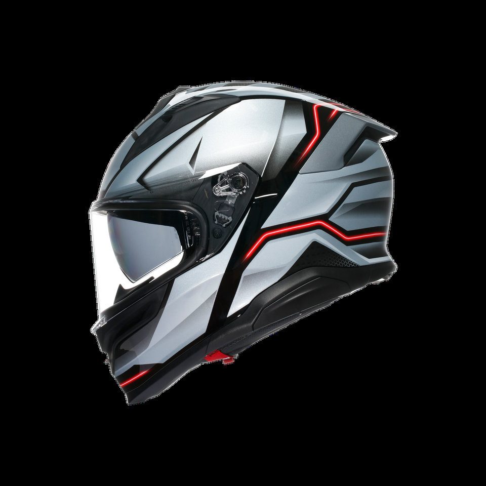 casque moto intégral k7 mplk jaeger noirsilver dot e2206