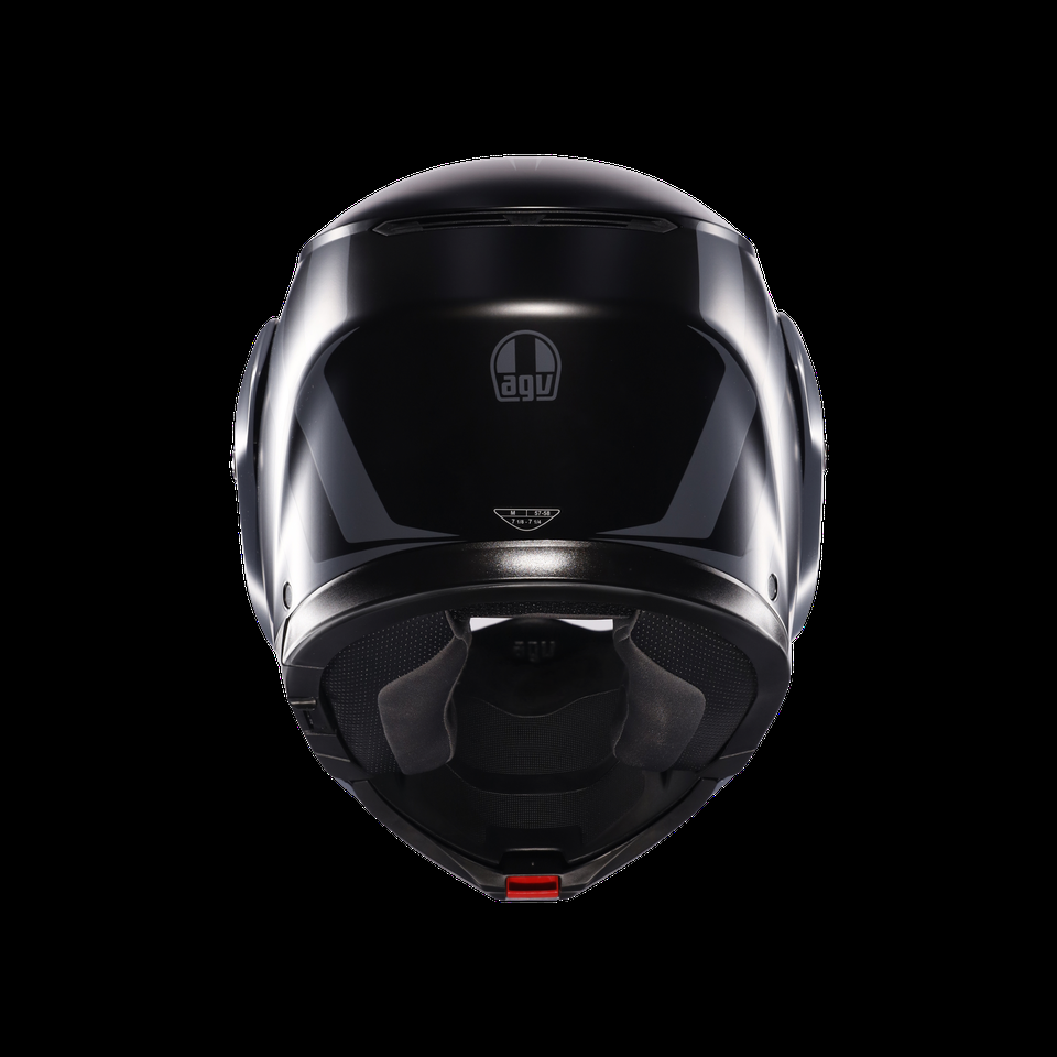 casque moto à visière relevable streetmodular resia mat noirgris dote2206