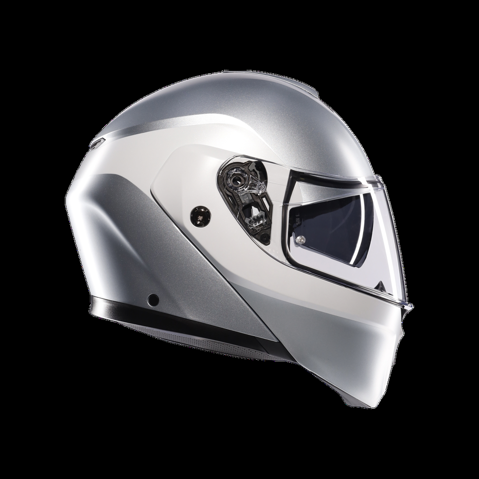casque moto à visière relevable streetmodular levico matt gris foncé double motorbike flip up helmet dote2206