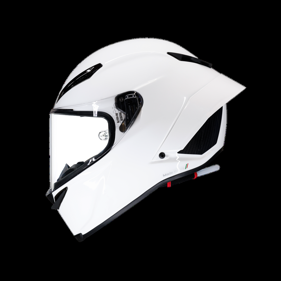 casque moto intégral pista gp rr mono blanc e2206 dot