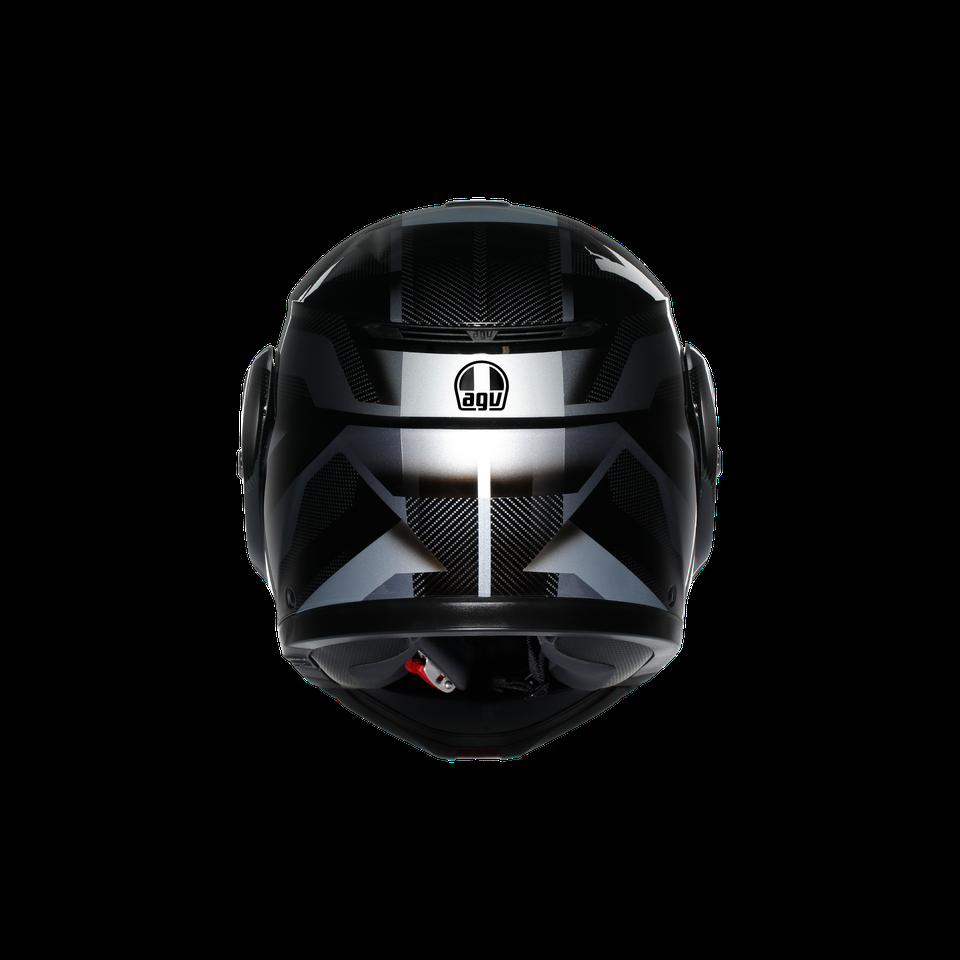 casque moto pliant streetmodular ledro mat noir-gris