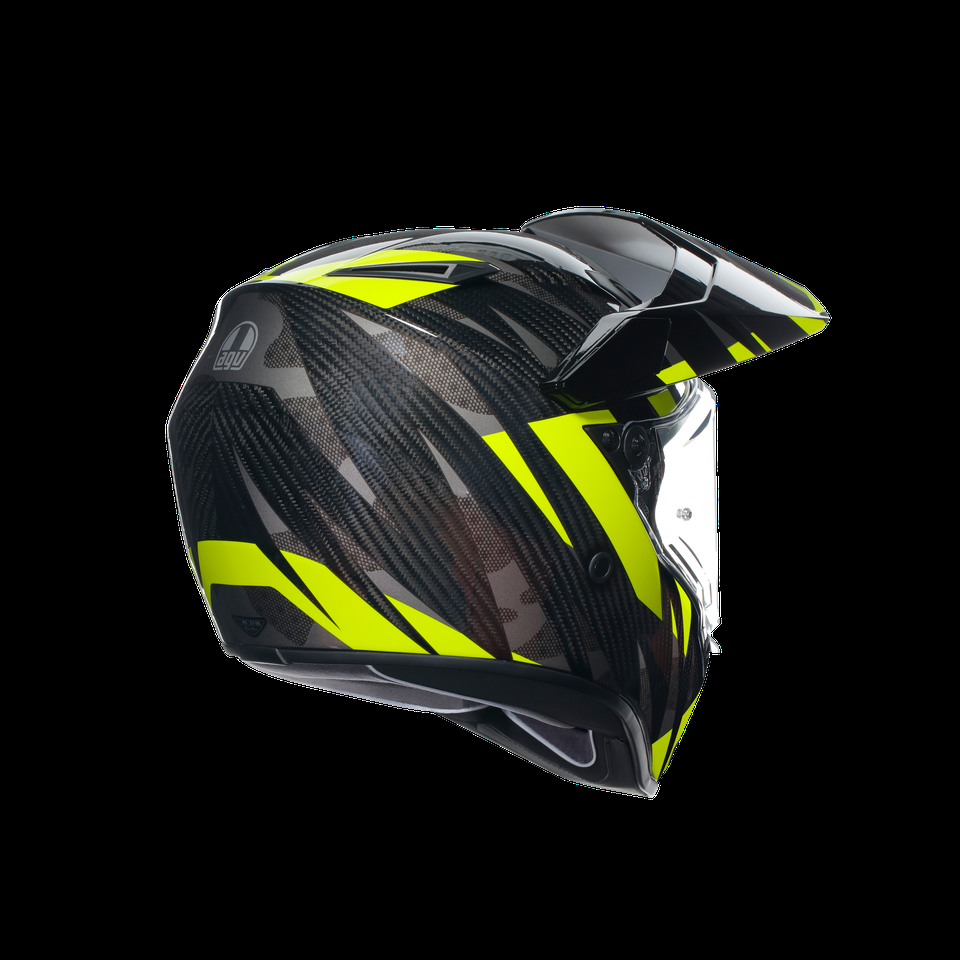 casque ax9 agv dote2206 mplk steppa carbongreyyellow fluo