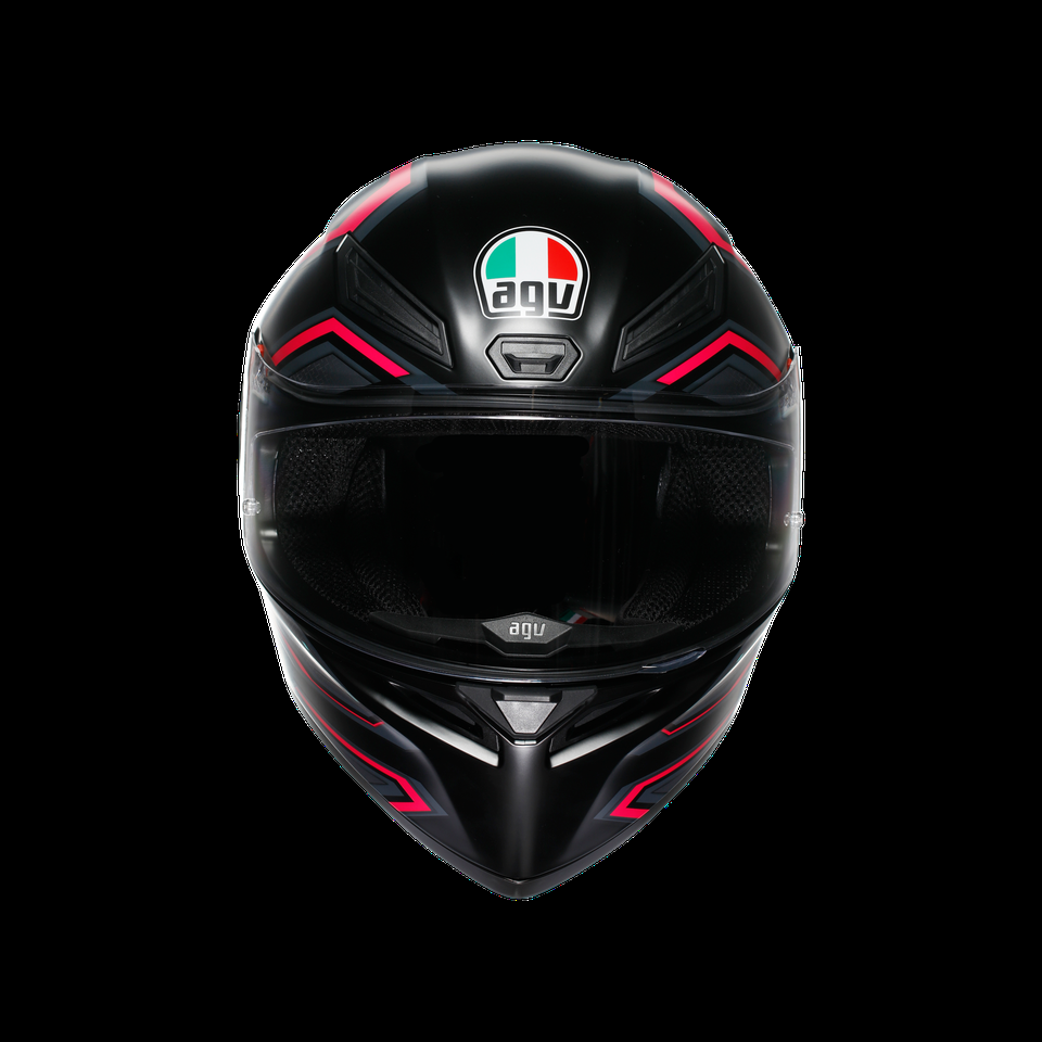 casque intégral moto k1 s sling mat noir rose