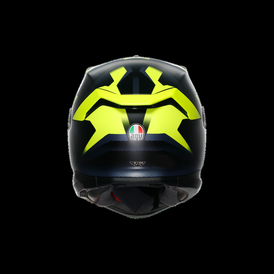 k7 mplk glimpse noir mat jaune fluo casque moto intégral dot e2206