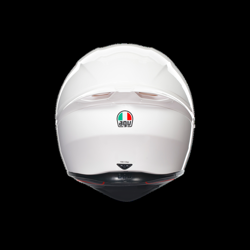 casque moto intégral k1 s white dot e2206