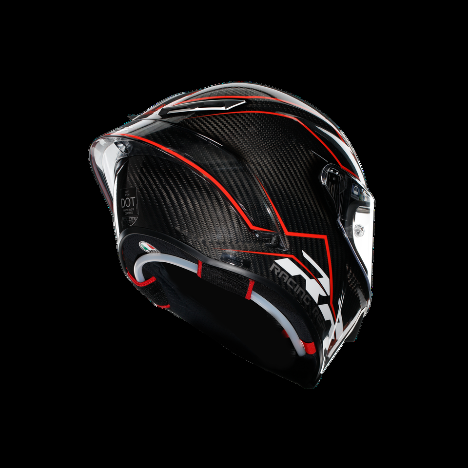 casque moto intégral pista gp rr performante carbonred e2206 dot