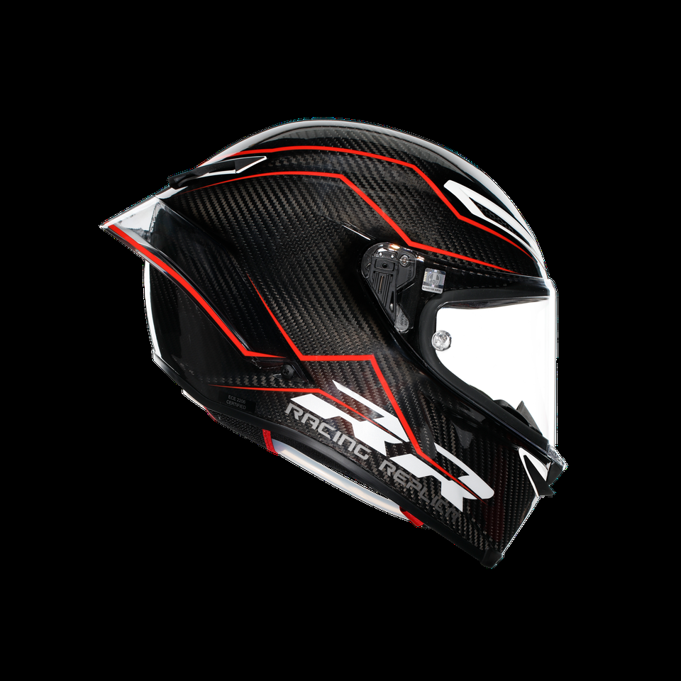 casque moto intégral pista gp rr performante carbonred e2206 dot